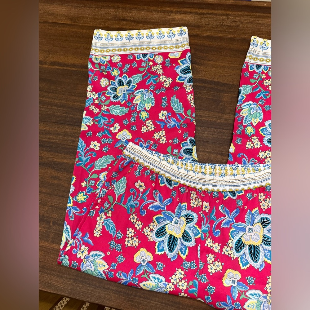 Anthropologie-Maeve Printed Pull-On Pants - Picture 6 of 11